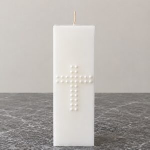Vela de cruz de perlas Vela Cruz de Perlas